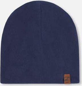 Deux par Deux Gender Inclusive Stretch Jersey Beanie in Navy Blue at Nordstrom, Size 12-24 M