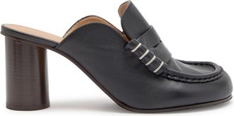 J.W.Anderson 70 Leather Loafer Mules - Black - 40 (IT40 / UK7)