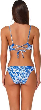 Sunsets Dora Double Tab Bikini Swim Bottoms in Chelsea Petals at Nordstrom, Size X-Small