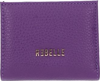 Rebelle Portemonnee met rits - Dames - Portefeuilles - Paars - ONE Size - Leer - Accessoires