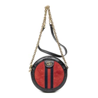 Gucci Mini Ophidia Round Crossbody schoudertas