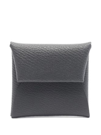 Hermès 2024 Bastia Verso wallet - women - Goat Skin - One Size - Grey