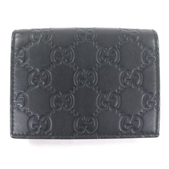 Gucci Black Leather Wallet (Bi-Fold) (Pre-Owned)