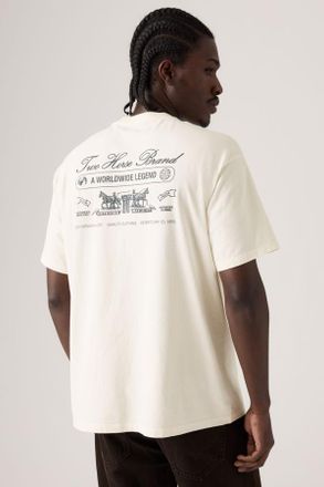 Levi's Graphic Vintage Fit Pocket Tee - Men - XL - White / Two Horse Brand Egret
