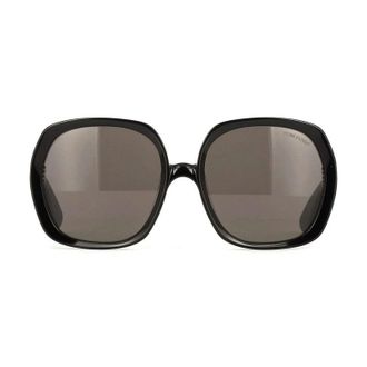 Tom Ford FT122101A Oversized Square Sunglasses - Black