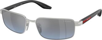 Prada PS B54S 1BC11A Mens Sunglasses Silver Size 59