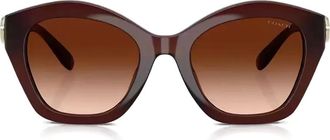 Coach Zonnebril met cat-eye montuur - Bruin