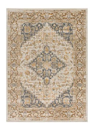 Atticgo Alfombra vintage beige/gris 80x150 cm