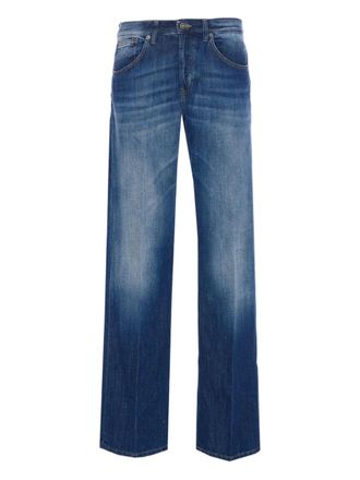 パンツ DONDUP Women Straight Pants DP784 DF0290 IP5800 Blue Jeans Bessie loose in denim fisso da donna, blu | Dondup