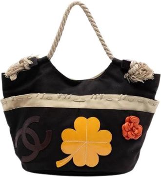 Chanel Pre-owned Cabas Summer Cruise Tote Bag - Dames - Vintage Shopper - Veelkleurig - ONE Size - Su&egrave;de - Vintage