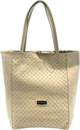 Baldinini Beige Cowhide Clutch Womens Bag