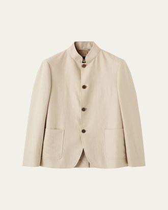 Loro Piana Mens Linen Spagna Jacket
