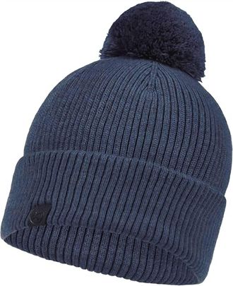 Buff Adult Merino Knitted Beanie Hat In Tim Denim