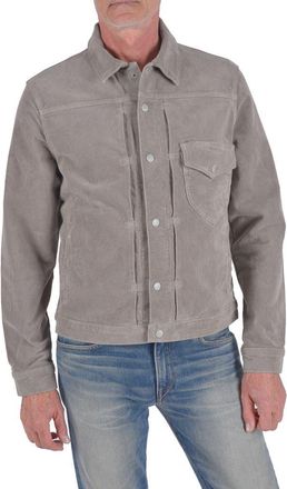 HIROSHI KATO The Blade Stretch Corduroy Jacket in Light Gray at Nordstrom, Size Xx-Large