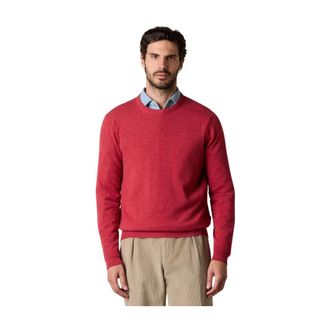 Brooks Brothers Cashmere Crewneck - male - Brooks Brothers - Cashmere Knitwear - Red - 2XL - Knitwear