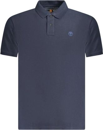 Timberland Klassiek Poloshirt Korte Mouw - Heren - Polos - Blauw - S - Katoen - Tops