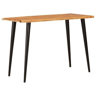vidaXL Mesas De Comedor Marr&oacute;n Y Negro 110 X 55 X 78 Cm Vidaxl