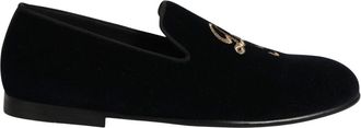 Dolce & Gabbana Slippers Mocasines - Shoes - Hombre - Negro - 40 EU
