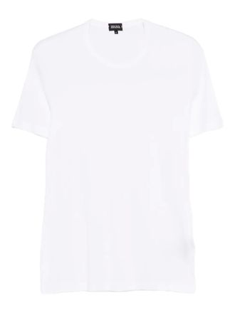 Ermenegildo Zegna T-shirt a coste - Bianco