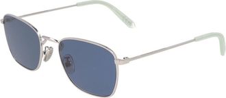 Retro Superfuture Moderne vierkante zonnebril Strand 2.0 - unisex - Zonnebrillen - Blauw - 51 MM - Accessoires