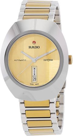 Rado DiaStar Original Automatic Gold Dial Mens Watch R12160253