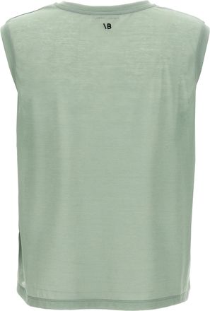 Victoria Beckham Womens Bicolor Cotton Sleeveles T-Shirt