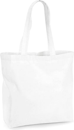 Westford Mill W265 Organic Premium Cotton Maxi Tote - White