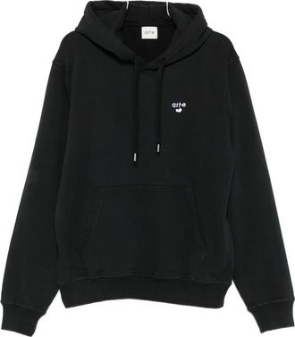 Arte Logo-embroidered Drawstring Hoodie