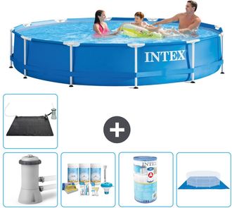 Intex Piscina Con Estructura Redonda - 366x76 Cm - 8-piezas S31767