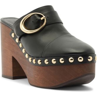Schutz Piper Ankle Strap Platform Sandal in Black at Nordstrom Rack, Size 8