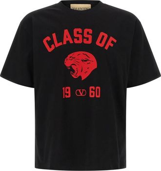 Valentino Garavani Heren, Tops, Zwart, Maat: 2XL Katoen