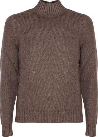 Fedeli Maglione a collo alto - - Knitwear - Uomo - Marrone - M