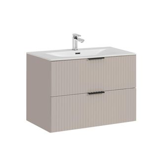 Petits Meubles Mueble lavabo encastrado estratificado Beige
