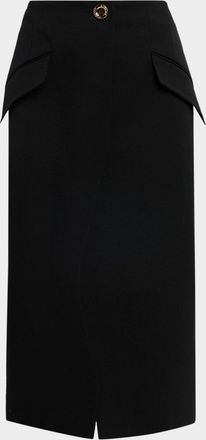 Givenchy Midi Tailored Pencil Skirt