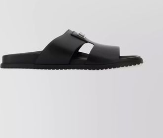 Dolce & Gabbana leather logo-detail sandals