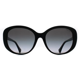 Ralph Lauren Ralph by Lauren Round Womens Shiny Black Gradient Grey RA5335U - One Size