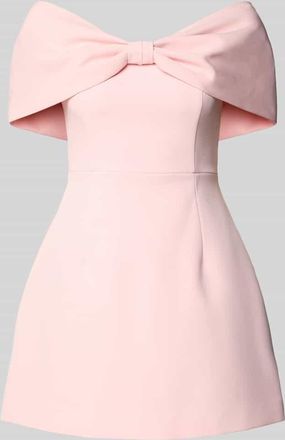 Forever New Regular Fit Minikleid mit Zierschleife Modell Scottie in Rose, Gr&ouml;&szlig;e 32