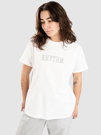 Rhythm Flagship Boyfriend T-Shirt weiss