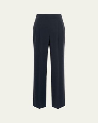 Max Mara Pleated Straight-Leg Trousers