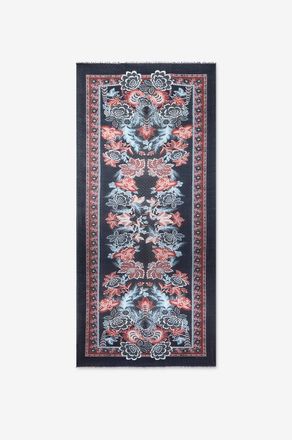 Etro Gebl&uuml;mter Schal aus Woll- und Kaschmirjacquard