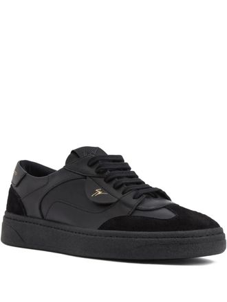 Giuseppe Zanotti GZ94 panelled low-top sneakers - Black