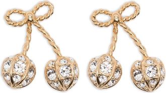 Valentino Garavani Cherryfic Crystal-embellished Earrings