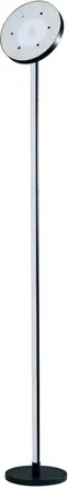 Adesso Luther RGB Color Changing Torchiere Floor Lamp in Black at Nordstrom