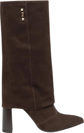 Nero Giardini Stivale Alto in Camoscio - - Shoes - Donna - Marrone - 37 EU
