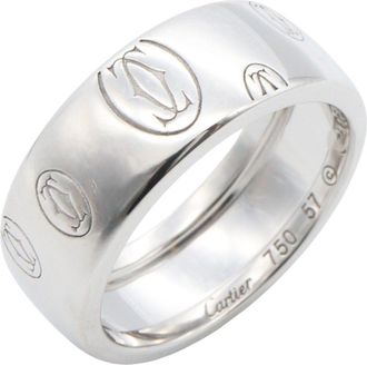 Cartier Silver White Gold (18K) Band Ring (Pre-Owned)