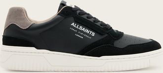 AllSaints Leather Regan Low Top Trainers, Size: UK 10/US 11/EU 44