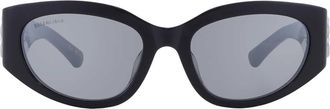 Balenciaga Grey Cat Eye Ladies Sunglasses BB0324SK 007 55