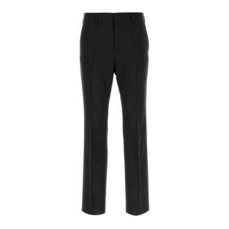 Valentino Garavani Wool Blend Pant - male - Valentino Garavani - Suit Trousers - Black - XL - Trousers