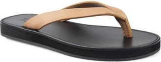 Zigi Soho Beachtime Leather Flip Flop in Tanlt at Nordstrom, Size 10