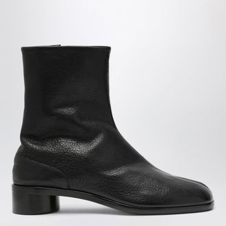 Maison Margiela Tabi leather ankle boots in black